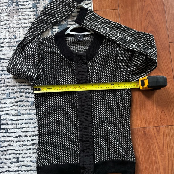 Pink Tartan Merino Wool Cardigan size XS - Picture 6 of 7